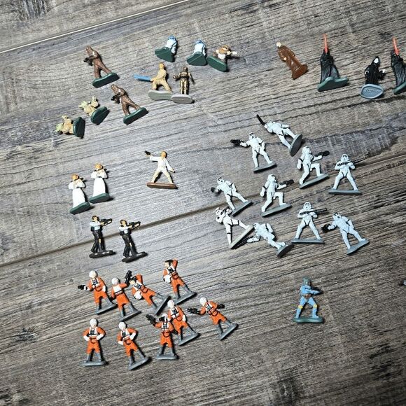 Vintage Star Wars Huge Mini Figure Micro set 55 posable 68 non posable kenner - Picture 4 of 16